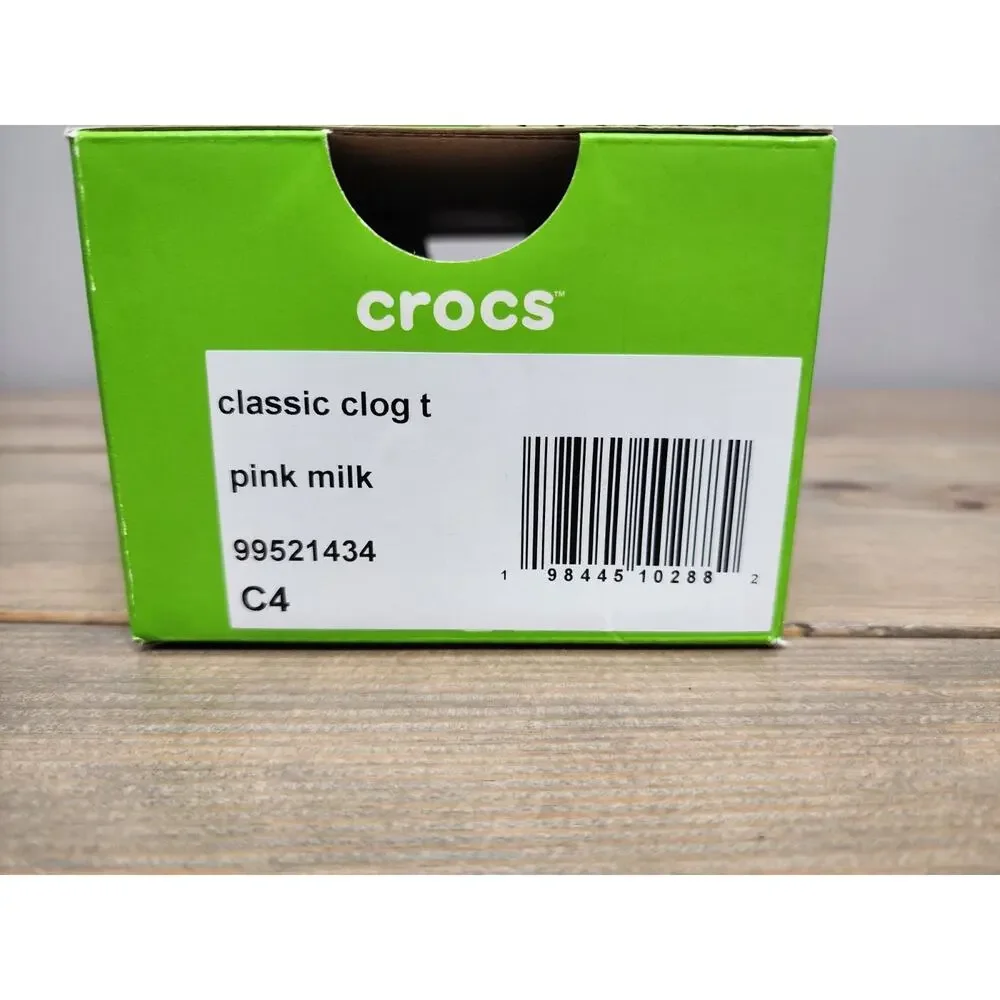 Crocs Toddler Classic Clog Pink Milk C4